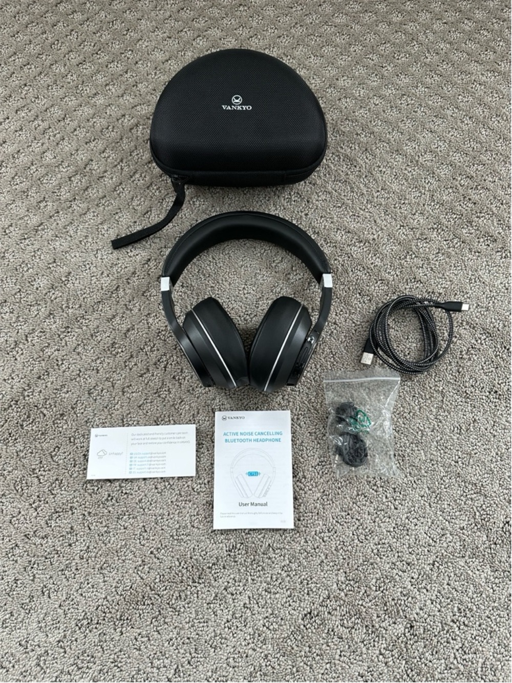 VANKYO C751 Active Noise Cancelling Bluetooth Headphones